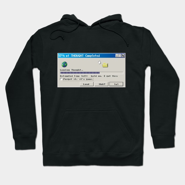 Loading Please Wait, for Black Hoodie by EverTomorrow